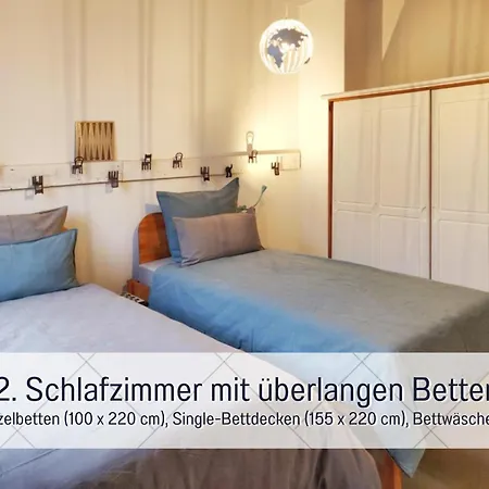 Budde4 Knut - Early Check-in, Haustier, Extralange Betten Apartment